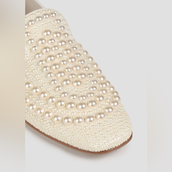 JIMMY CHOO Varsha Embellished Pearl Loafers - Picture 4 of 11